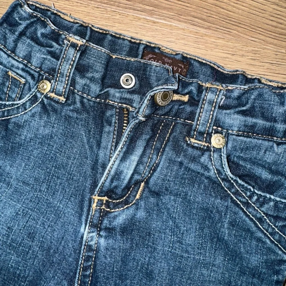 VTG Vintage 2000s Y2K Toddler Girls Old Navy Fleece Lined Jeans‎ Size 2T